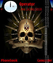 Cannibal-Skull tema screenshot
