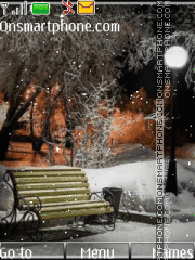 Capture d'écran Snow in park thème