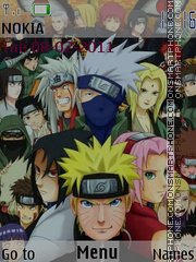 Naruto Group tema screenshot