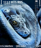 Steel-Snake tema screenshot