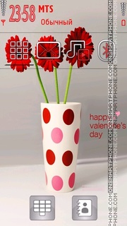 Happy Valentine 04 theme screenshot