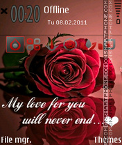 Capture d'écran My Love 02 thème