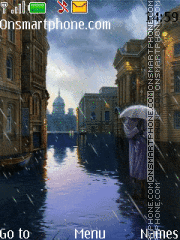 Rain theme screenshot