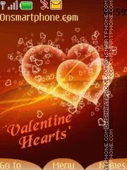 Valentine Hearts 04 theme screenshot