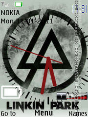 Capture d'écran Linkin Park Clk thème
