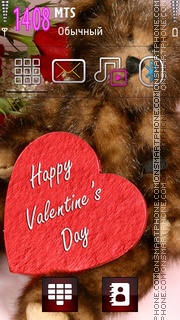 Valentines Day 13 theme screenshot