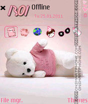 Teddy Bear 05 theme screenshot