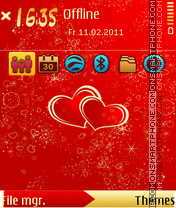 Valentines 03 theme screenshot