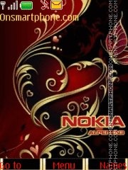 Capture d'écran Nokia Gold thème