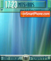 Capture d'écran Vista Media Tkn Kr thème