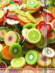 Fruits With Tone theme screenshot