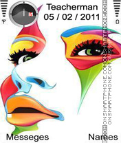 Face Colours Theme-Screenshot