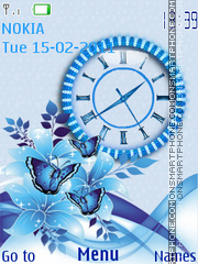 Blue 524 theme screenshot