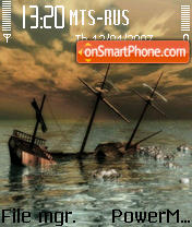 Shipwreck tema screenshot