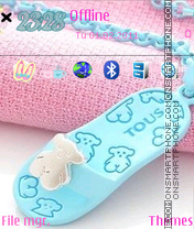 Pink N Blue tema screenshot