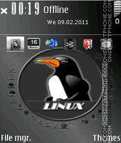 Скриншот темы Linux 13