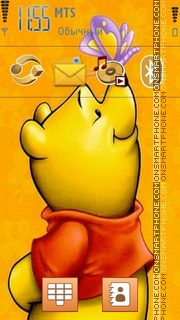 Скриншот темы Pooh Dreams