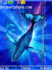 Capture d'écran Blue Whale thème