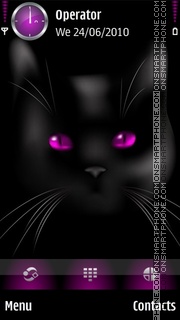 Capture d'écran Purplecat thème