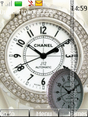 Скриншот темы Chanel Clock