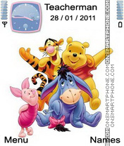Capture d'écran Winnie And Friends thème