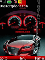 Animated car tema screenshot