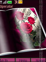 Capture d'écran Music of roses thème