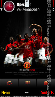 Man utd the red army by di_stef theme screenshot