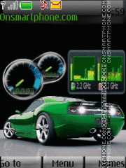 Скриншот темы Animated car