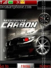 NFS carbon tema screenshot