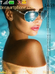 Blue glasses Theme-Screenshot