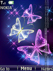 Butterfly lights tema screenshot