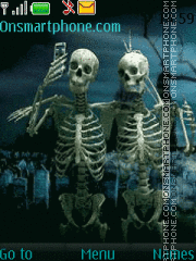 Funny skeletons Theme-Screenshot