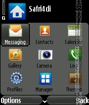 Скриншот темы Samsung icon by 4di
