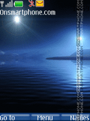 Moon and sea theme screenshot