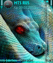 Capture d'écran Snake thème