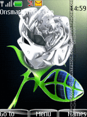 Glass rose theme screenshot