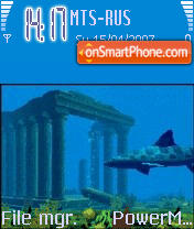 Animated Undersea 01 tema screenshot