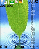 Capture d'écran Green Leaf thème