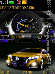 Animated car theme screenshot