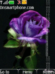 Violet rose es el tema de pantalla