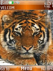 Tiger animation theme screenshot