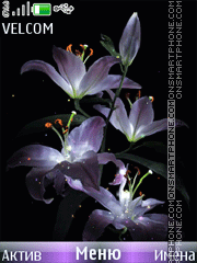 Lilies Animation theme screenshot
