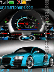 Animated car tema screenshot