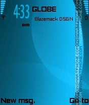 Capture d'écran Omnia blue thème