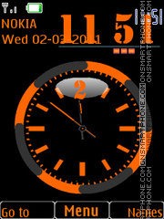 Capture d'écran Dual Clock thème