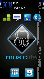Music Life 02 theme screenshot