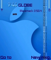Скриншот темы Blue apple v2