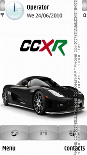 Koenigsegg ccxr theme screenshot