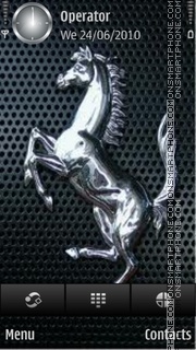 Ferrari-Chrome tema screenshot